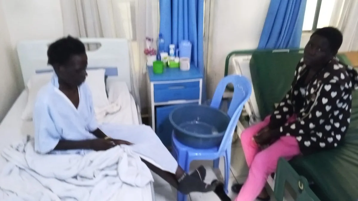Patient in ward